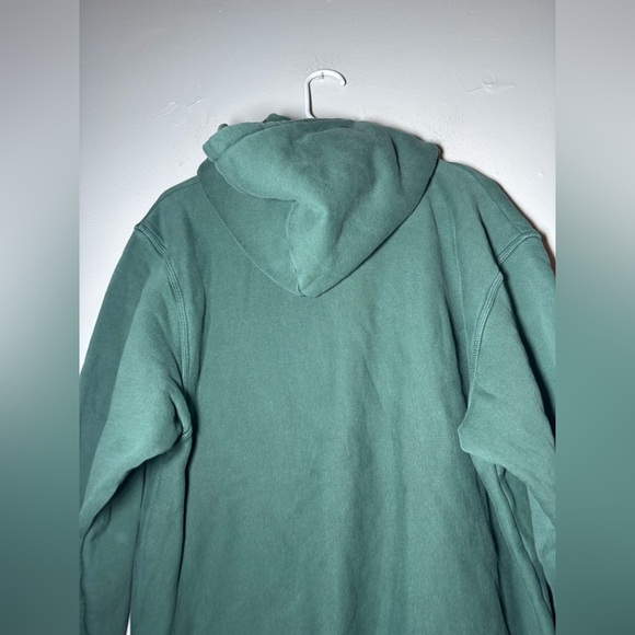 STUSSY green basic hoodie size small - Picture 5 of 6